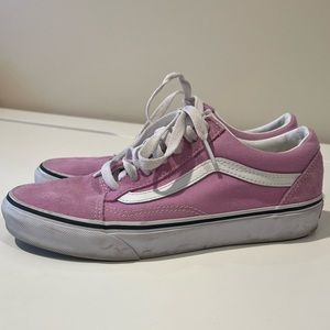 Vans Old Skool Pink & White - Women’s Size 7.5